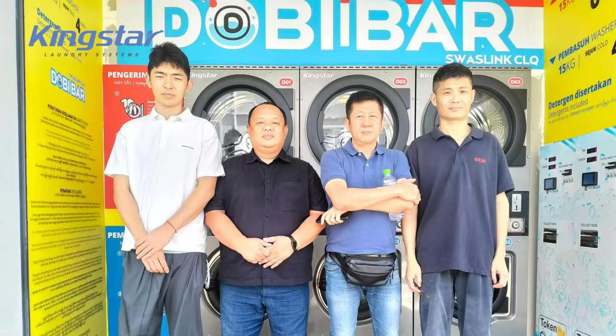Küçük Bütçe, Büyük İş Fırsatları: Kingstar Yığma Yıkama-Kurutma Makinesi Çözümü, Malezya'nın Dobi Bar Çamaşırhanesini Güçlendiriyor